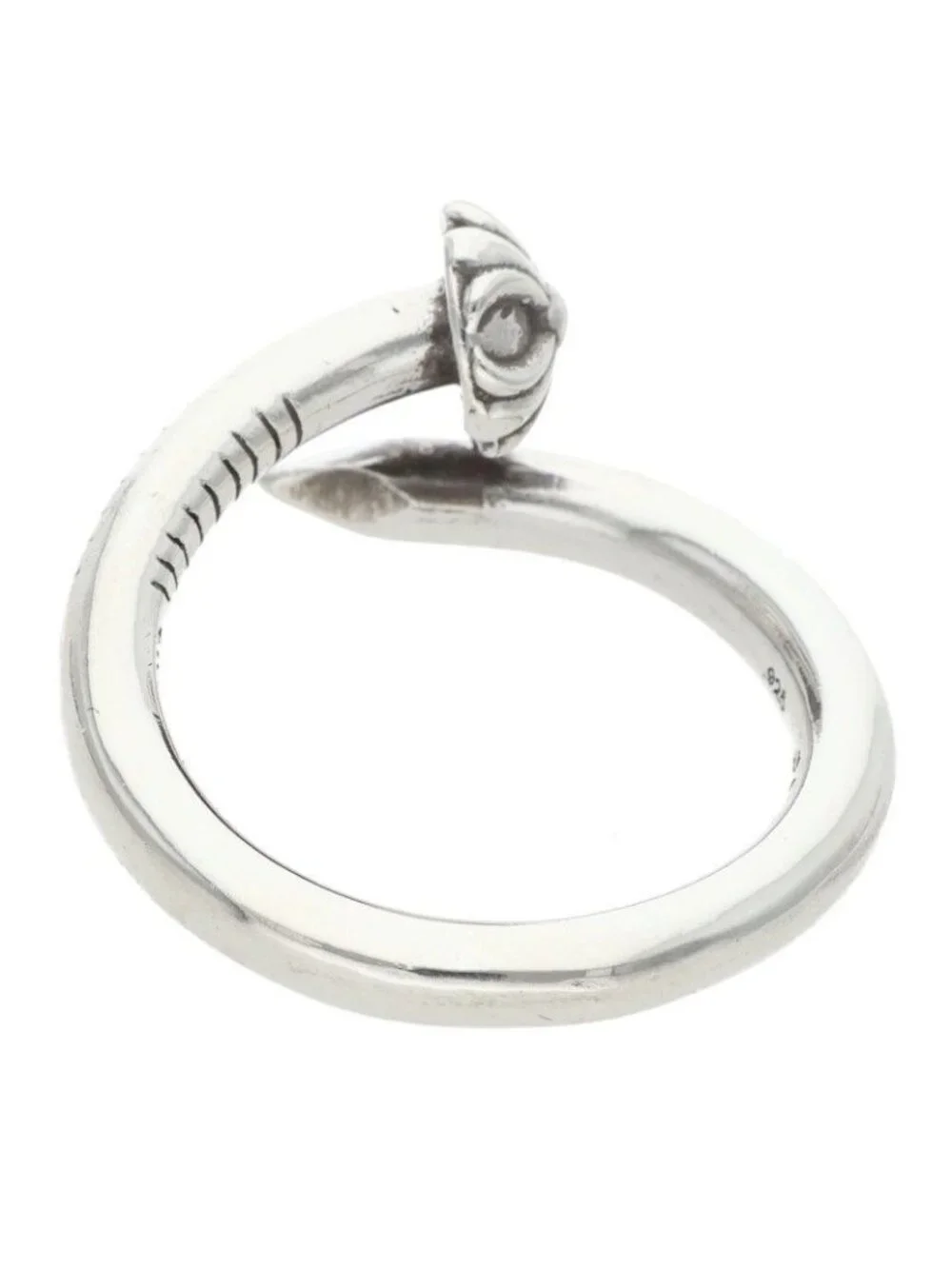 Chrome Hearts Nail Crsball Cross Ball Silver Ring